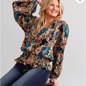 Floral Print Women's Top
